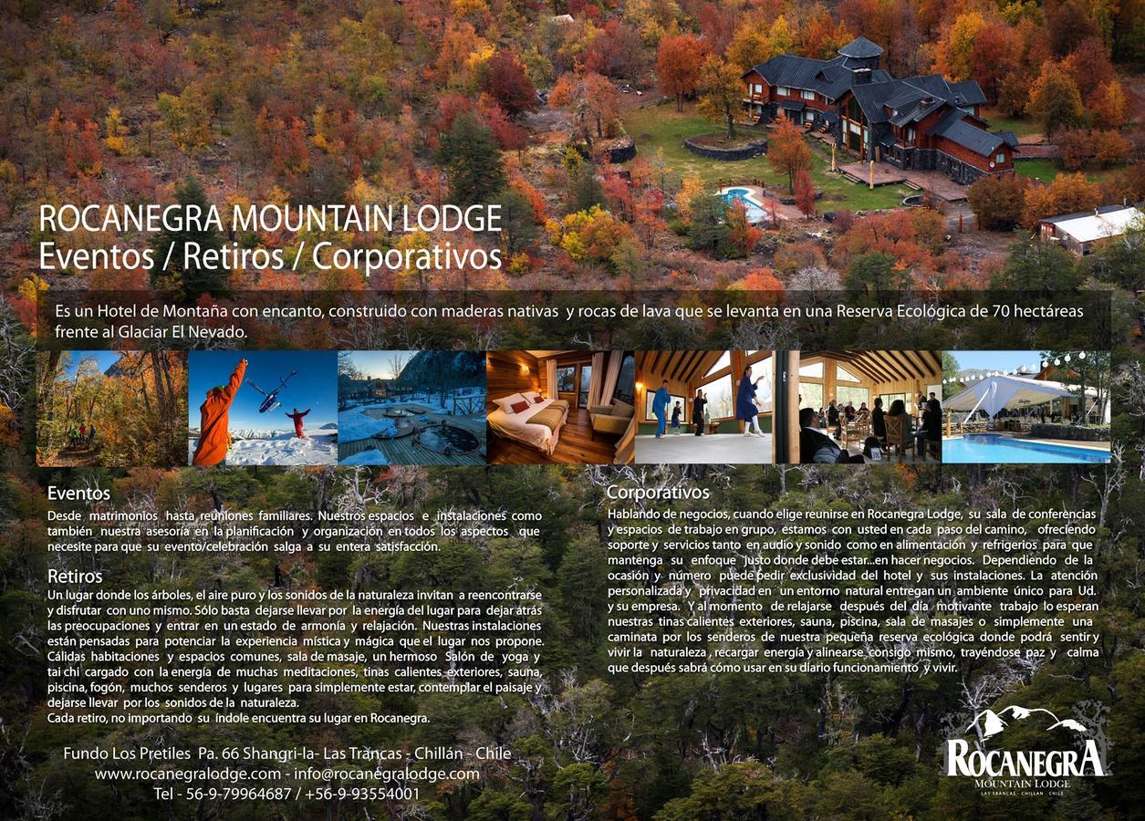 Rocanegra Mountain Lodge Las Trancas Dış mekan fotoğraf