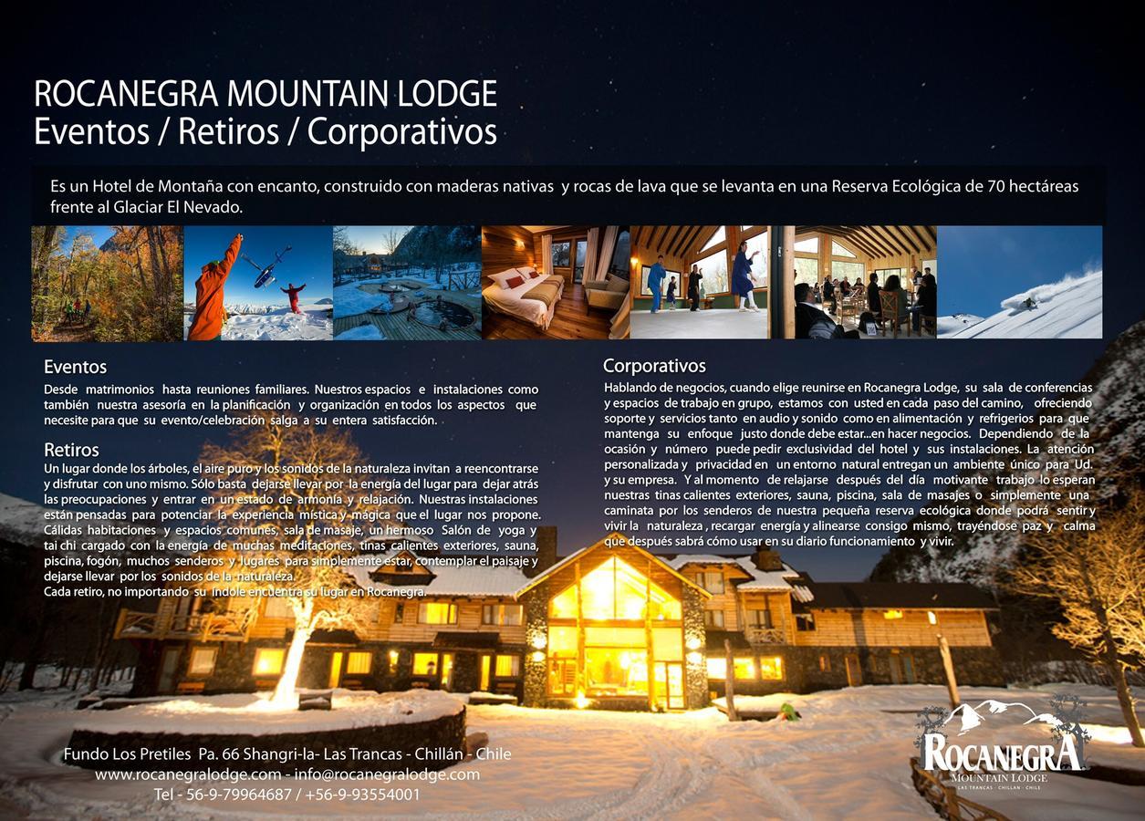 Rocanegra Mountain Lodge Las Trancas Dış mekan fotoğraf